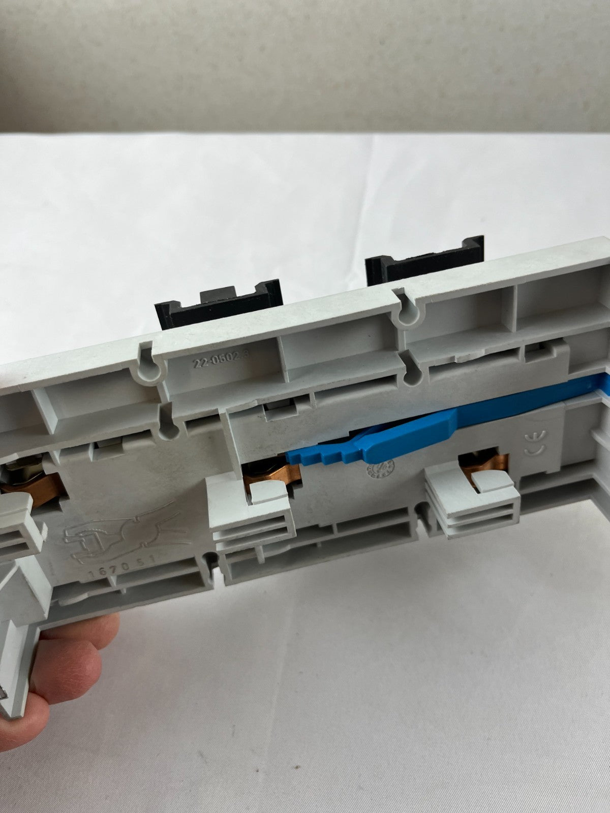 Wöhner 32 563.000 6032 Busbar Adapter Fuse Block 32A 690V 3‑Pole New Spare