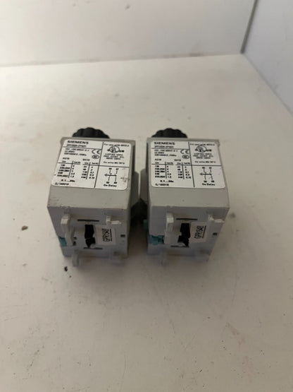 Lot 2x Siemens 3RT2926-2PA01 On-Delay Timer Module 0.1–30s SIRIUS Used Spares