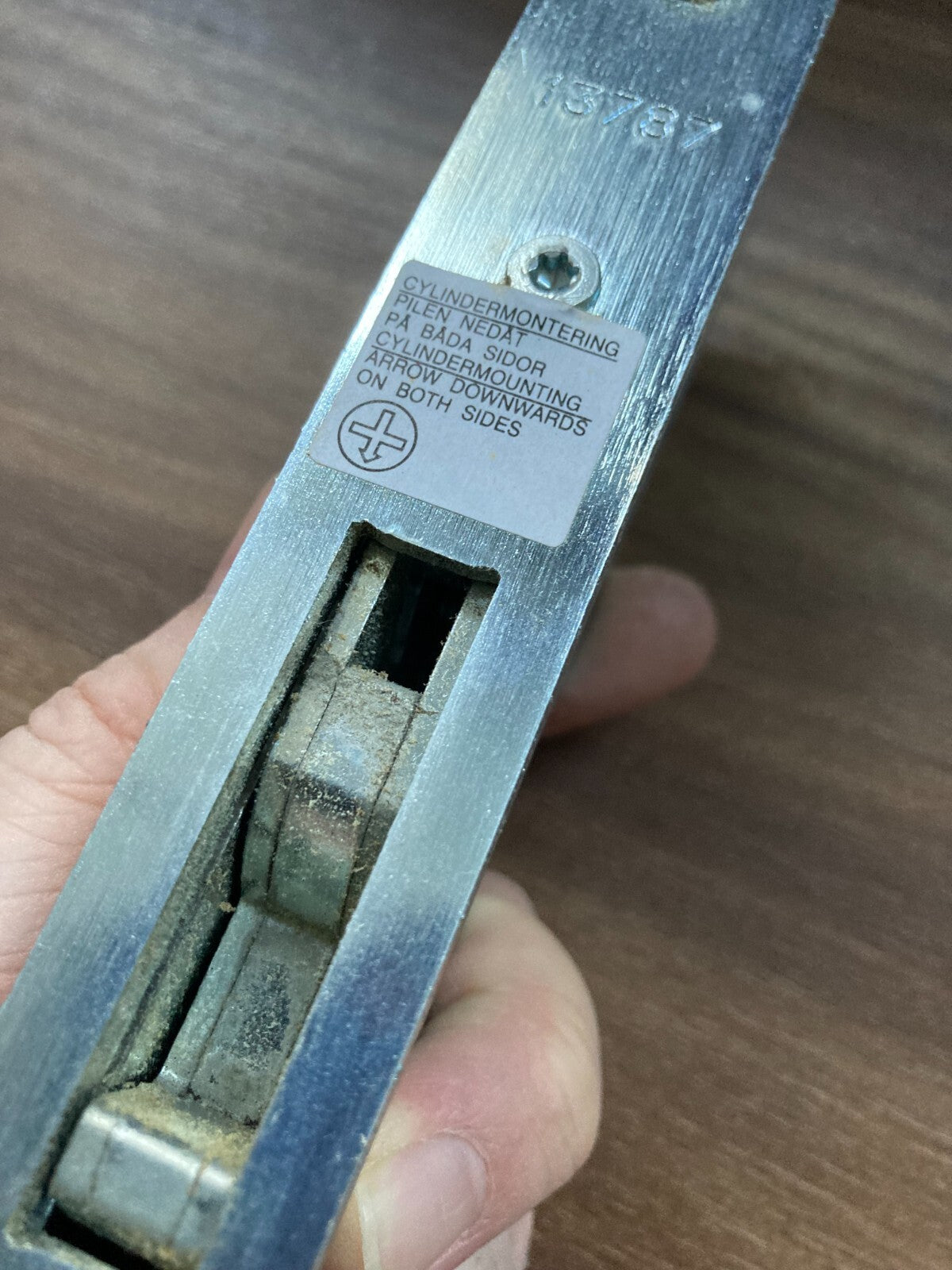 Assa 13787 Deadbolt Lock Case External/Sliding Doors, 22.5mm Bolt, Narrow Framed