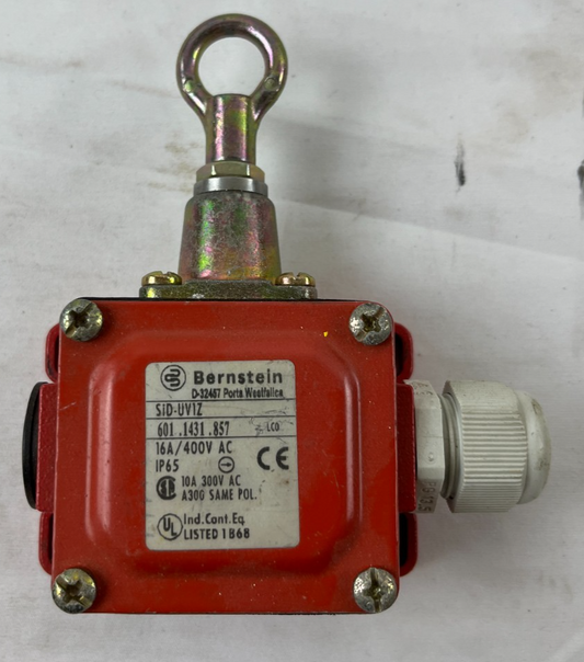 Bernstein SiD-UV1Z Safety Rope Pull Switch 601.1431.857 IP65 16A Used Working