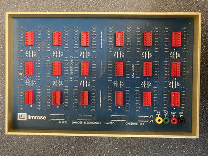 1972 Limrose Electronics IC Patchboard Model CK2 0022, Vintage Electronics