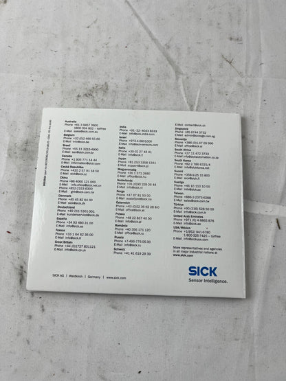 SICK CDS Software & Manuals DVD Industrial Safety Systems 2032314/1AEV Germany