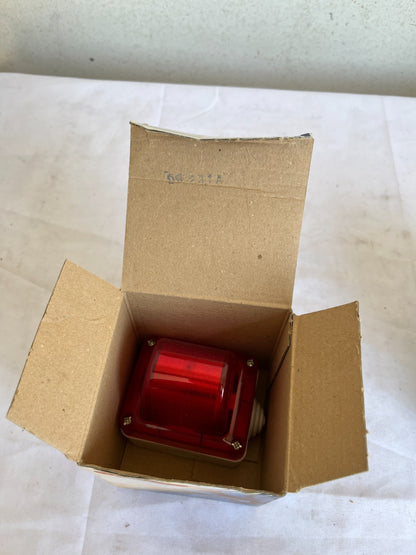 Gewiss GW27422 Red Electronic Flashlight Beacon 230V IP55 New Spare Unit