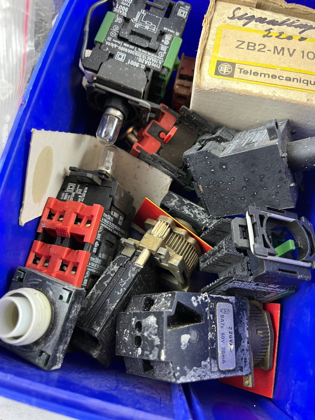 Telemecanique Square D Harmony Control Components Lot Push Buttons Switches