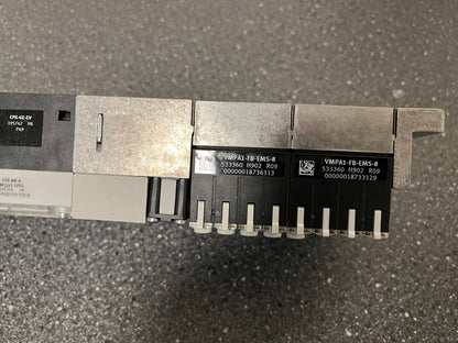 Festo CPX Pneumatic Manifold Assembly with VMPA1-FB-EMS-8 Valves and Accessories