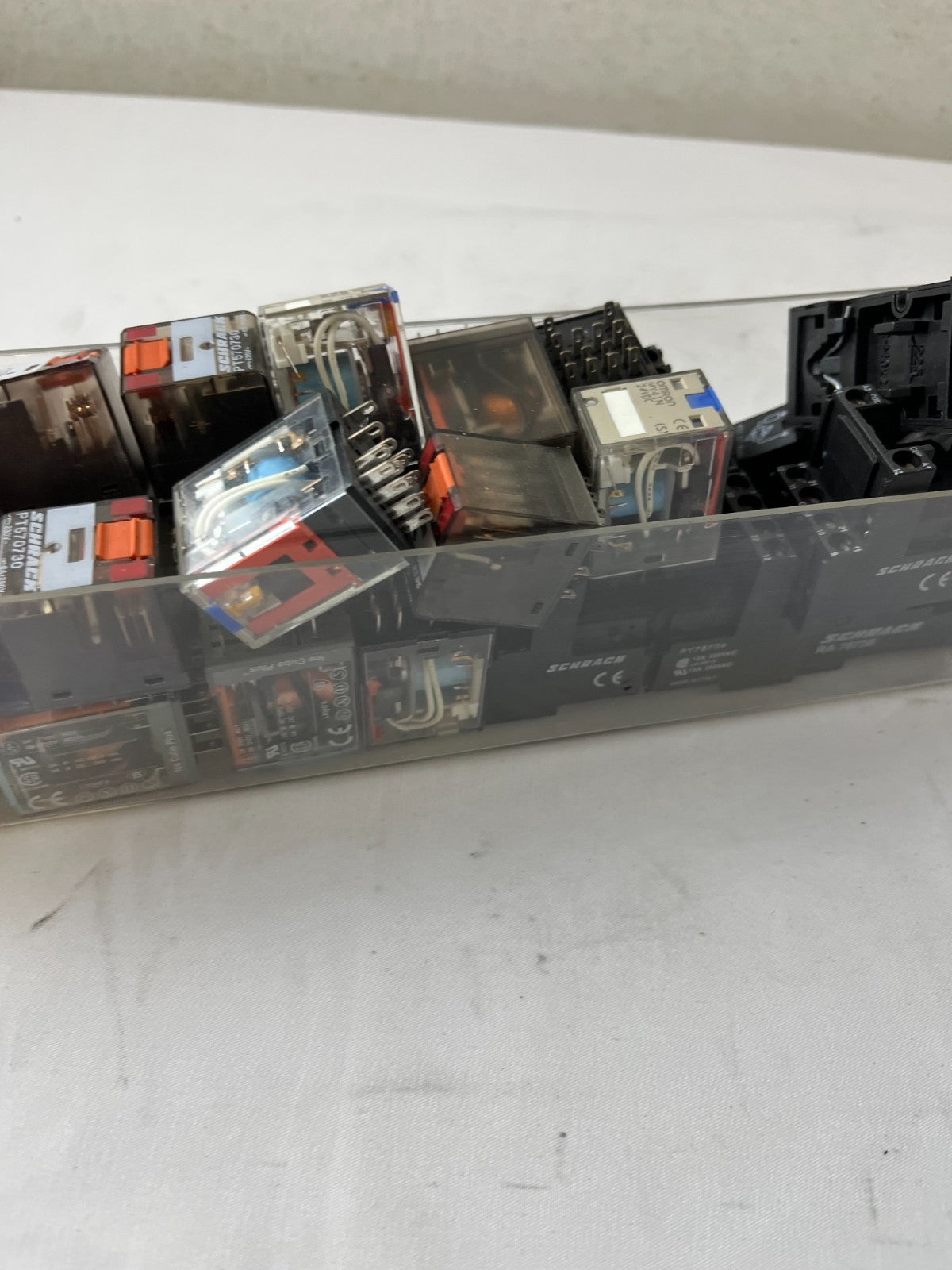 Schrack PT570024 PT570730 Relay Lot 24VDC 230VAC Mixed Used Bundle Spare Units
