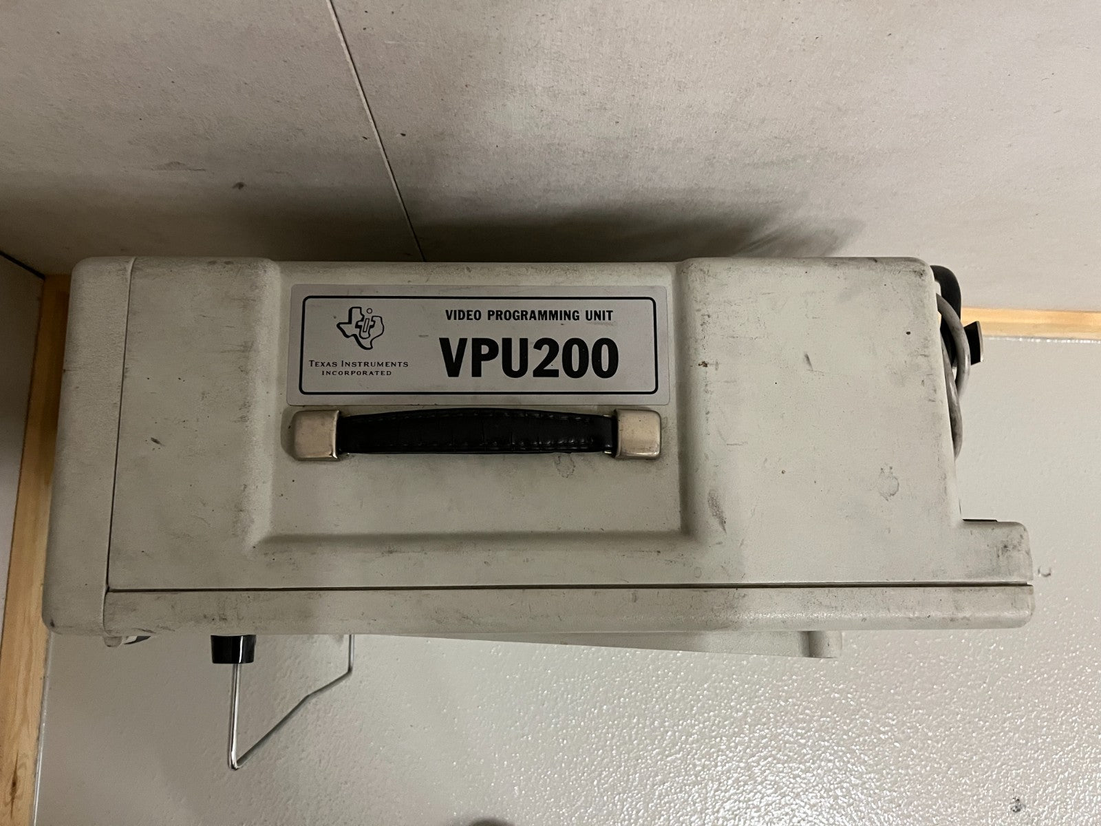 Texas Instruments VPU200 Video Programming Unit PLC Model 200 Untested Condition