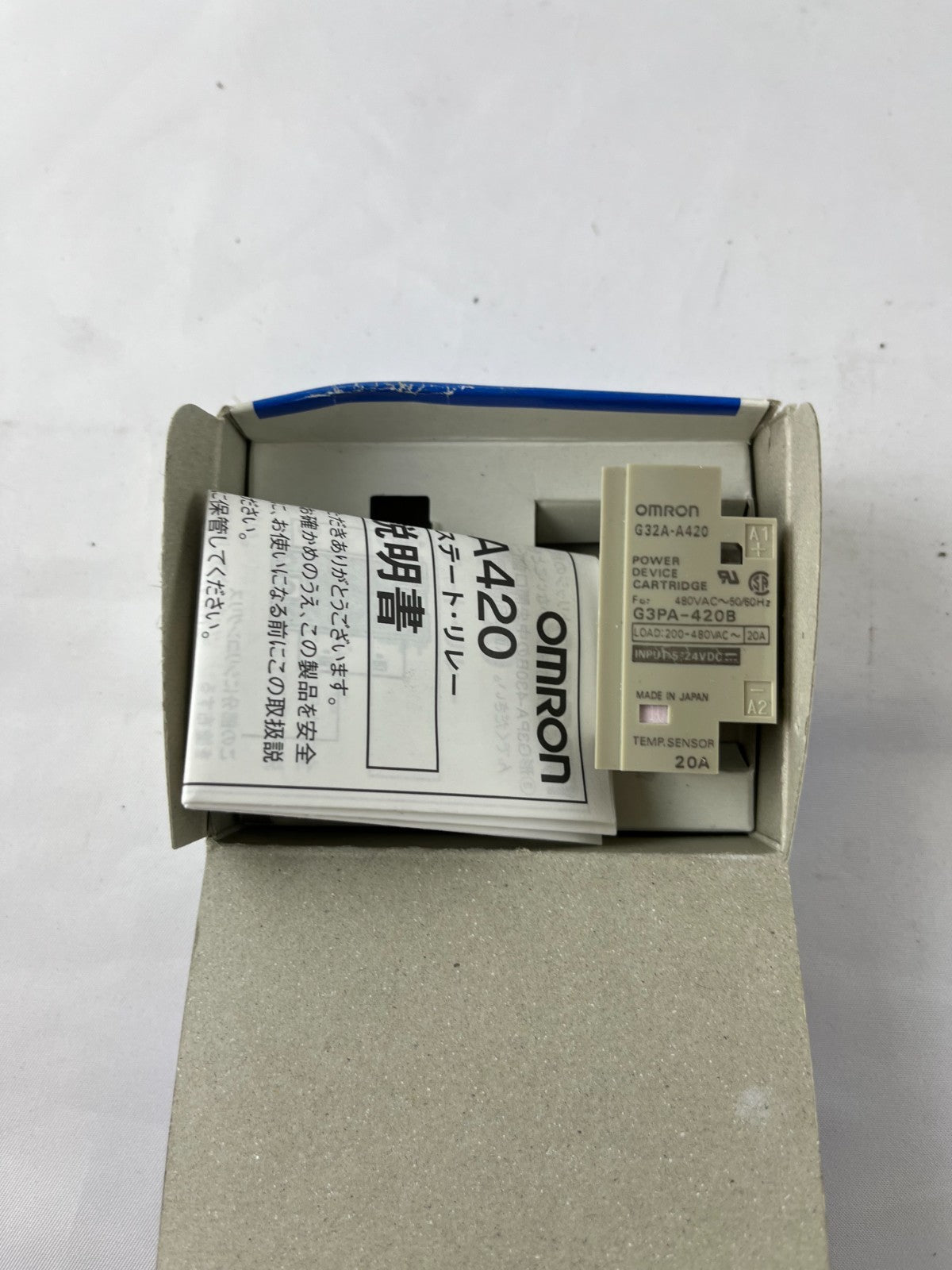 Omron G32A-A420 Power Device Cartridge SSR G3PA-420B 200-480VAC 20A Japan NEW