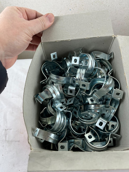 OBO Bettermann 605 Pg 29 Befestigungsschellen 37mm Stahl G verzinkt, Open Box