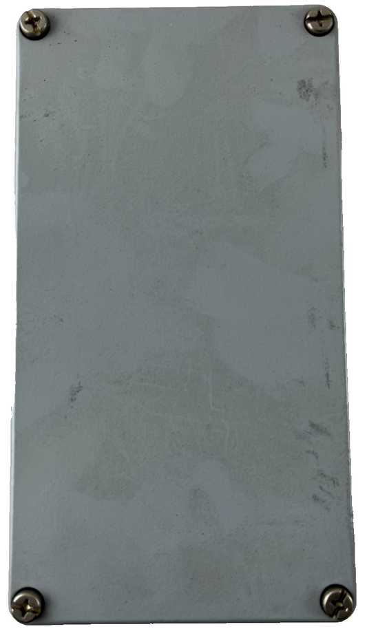 Industrial Enclosure 82x206mm Grey Junction Box Screw Lid  Spare Unit
