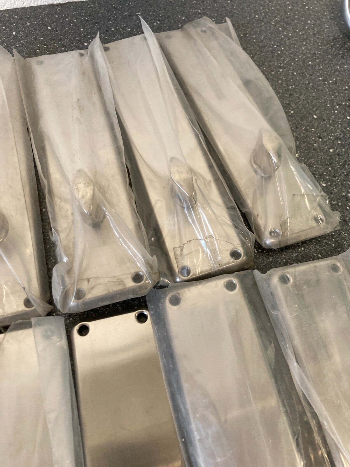 Bundle of 15x Assa Abloy Spacer Long Plates w. Lever Handles 230x50x5mm
