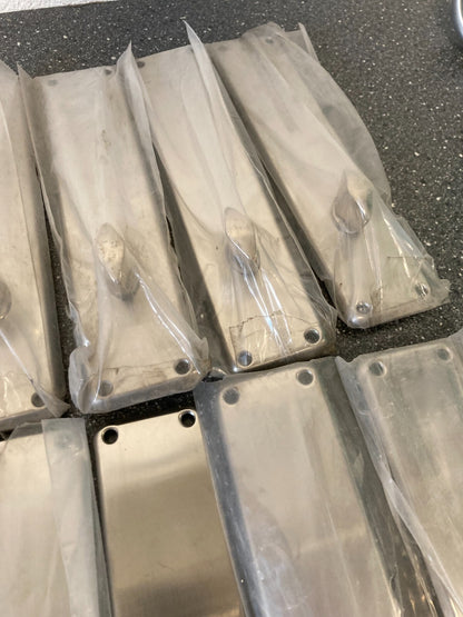 Bundle of 15x Assa Abloy Spacer Long Plates w. Lever Handles 230x50x5mm