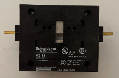 Schneider Electric VZ13 TeSys VARIO Neutral Block 175A 690V IEC Used