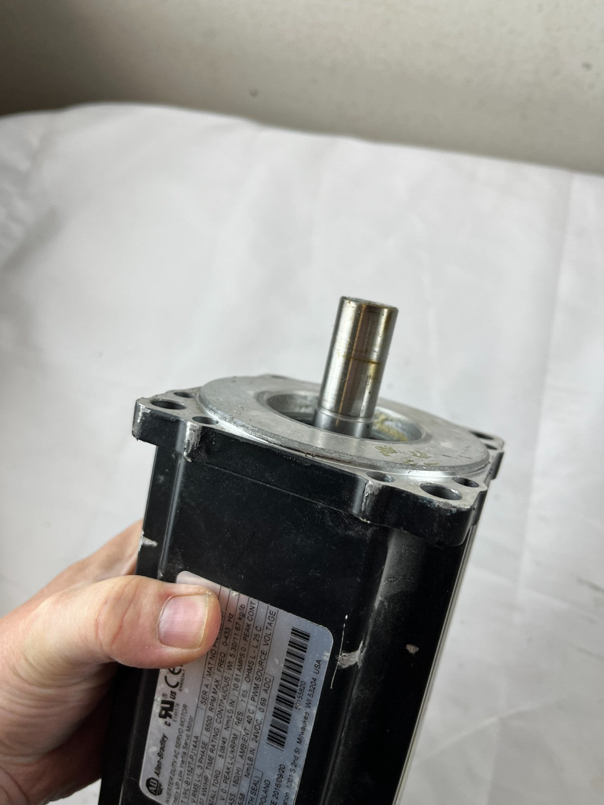 Allen-Bradley VPL-B1152T-PJ14AA Kinetix AC Servo Motor 3.07kW Brake Tested OK