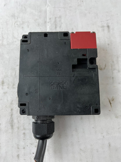 Omron D4NL-4EFG-B Guard Lock Safety Door Switch 24VDC 1300N IP67 Used Spare