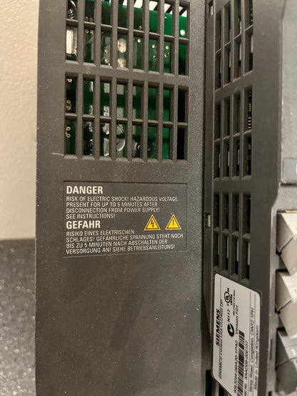 Siemens Sinamics Power Module 240 6SL3224-0BE23-0AA0 3kW VFD 380-480V Variable