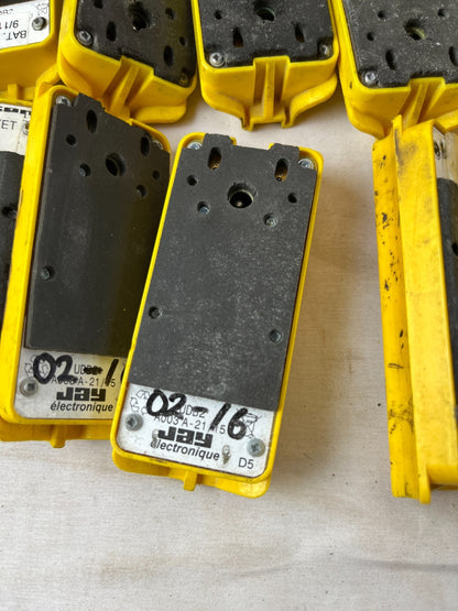 JAY Electronique UDB2 Batteries & Crane Remote Control Parts Repair Lot AS IS