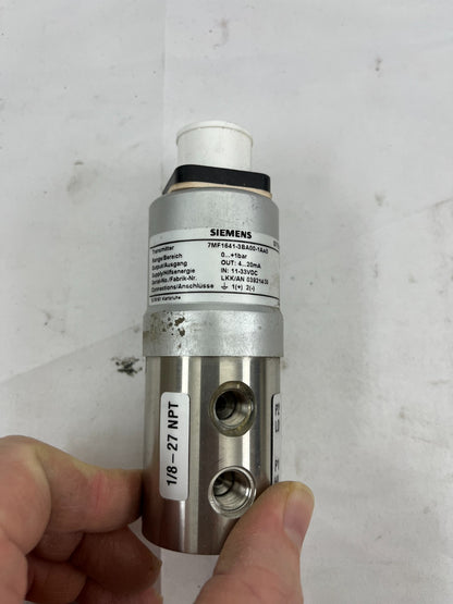 Siemens SITRANS P250 Differential Pressure Transmitter 7MF1641-3BA00-1AA0 Used