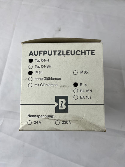 Bezet Typ 04‑H Aufputzleuchte IP54 230V E14 Amber Surface Mount Indicator New