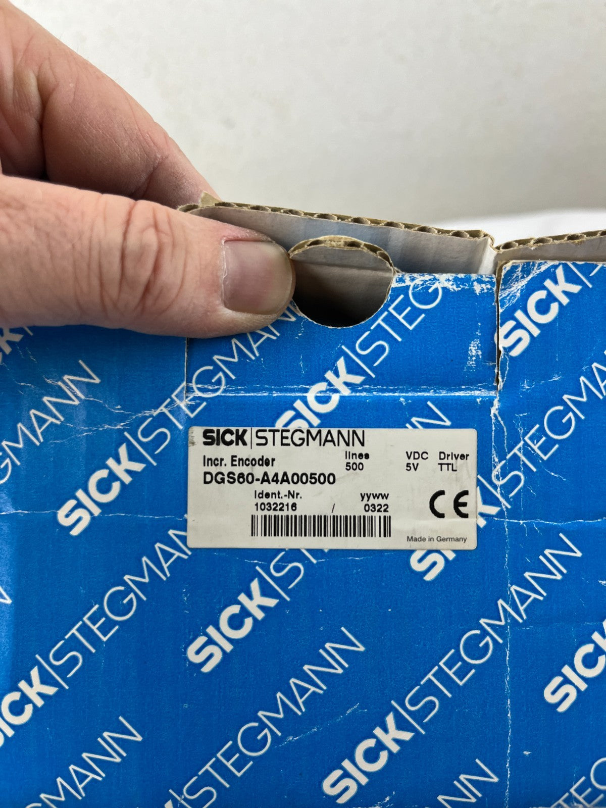 SICK Stegmann DGS60-A4A00500 Incremental Encoder 500 PPR 5V TTL New