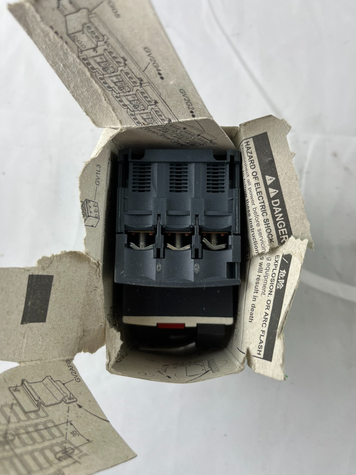 Schneider Electric GV2ME05 TeSys Motor Circuit Breaker 0.63-1A 3P 100kA NEW