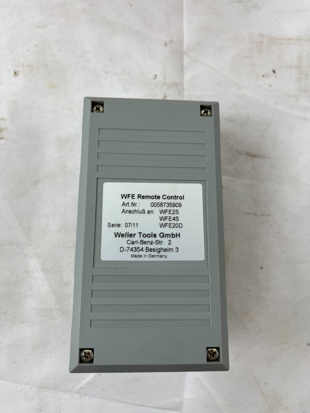 Weller WFE Remote Control 0058735909 for WFE 2S 4S 8S Fume Extractors New