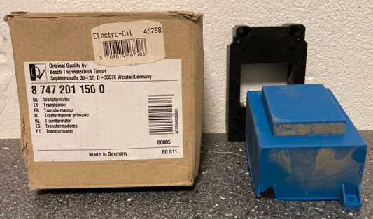 Bosch Electr-Oil Transformer PN: 8747201150 Blue 220V Primary 31V Secondary 28VA