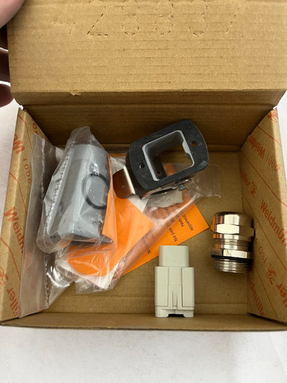 Weidmüller HDC KIT HA 04.402 M Heavy Duty Connector Set 4-Pole 16A 400V M20