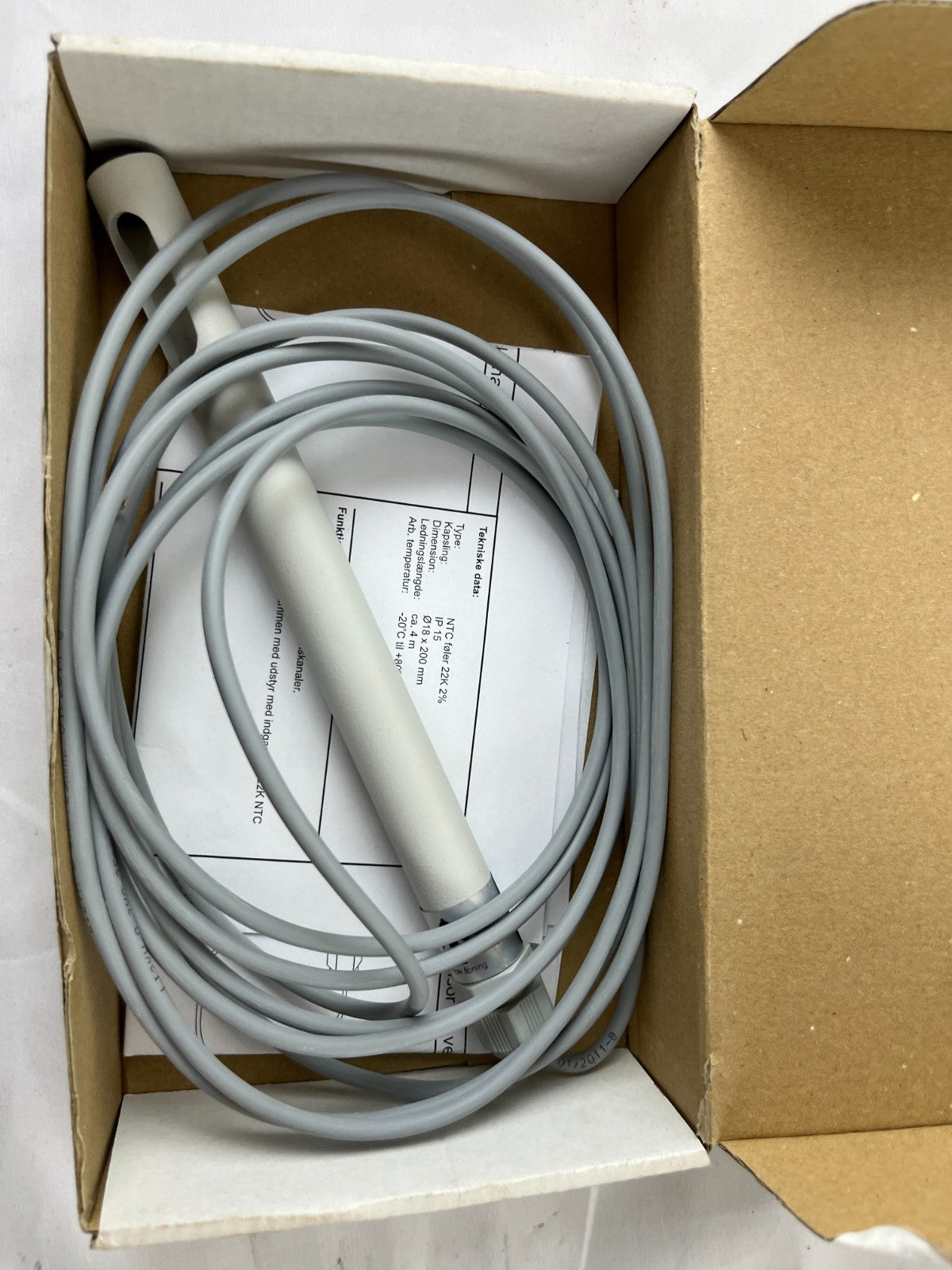 LSControl 49331 ES990 Duct Temperature Sensor NTC New Unused HVAC Probe