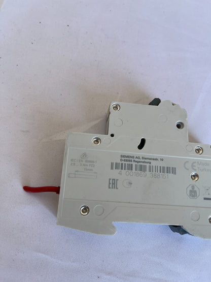 Siemens 5SL6104-7 MCB C4 1-Pole 4A 230/400V Used Spare Unit Relay