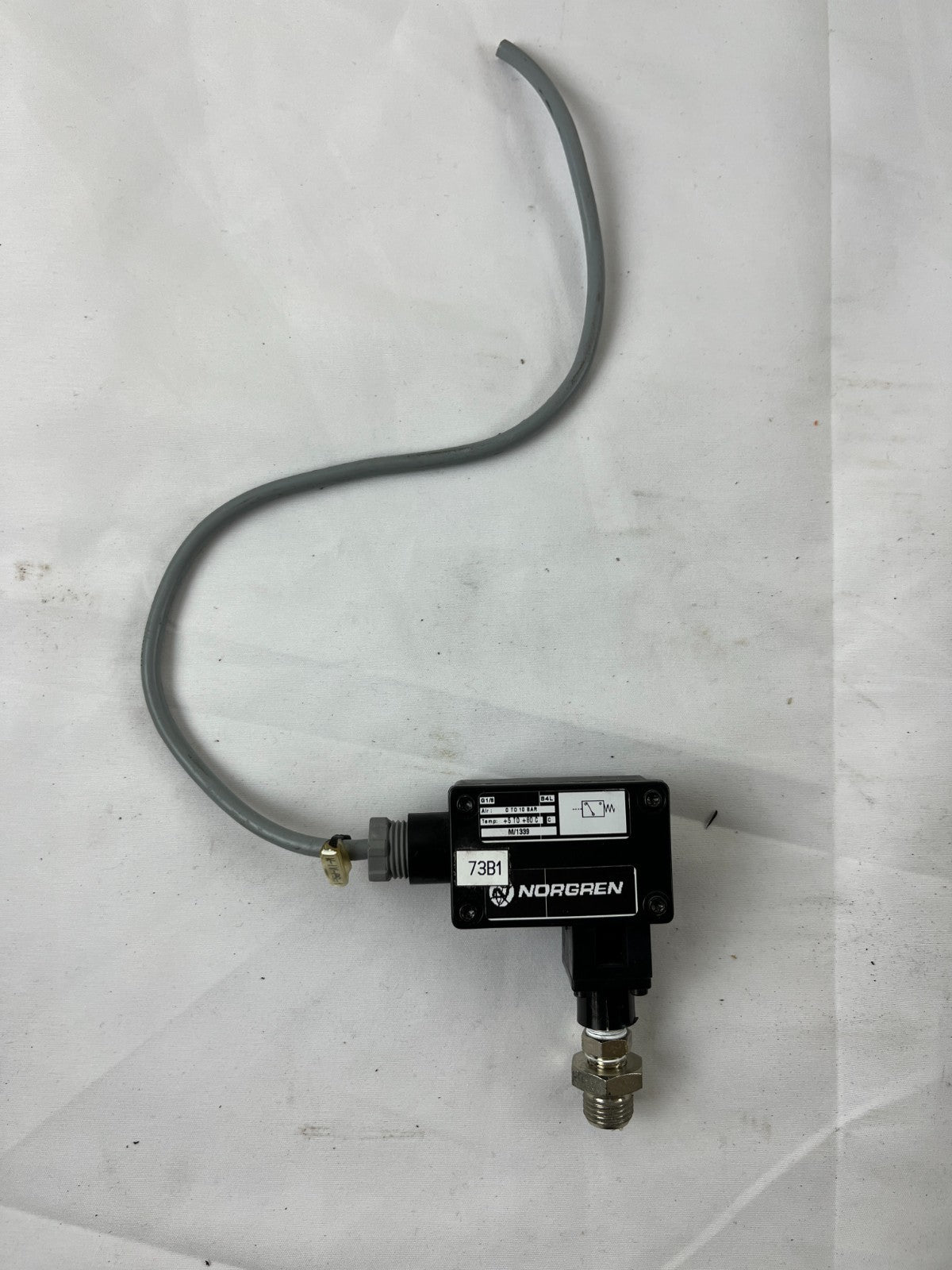 Norgren Pneumatic Pressure Switch 0-10 Bar Industrial Sensor Tested Working