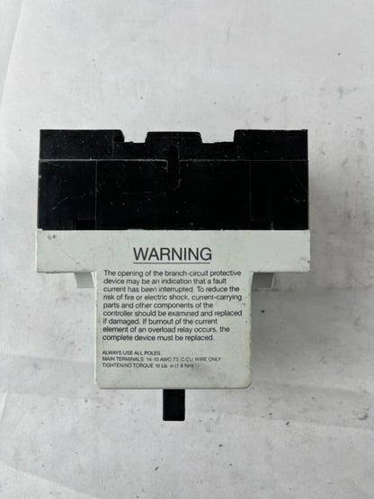 AEG Mbs 25 Manual Motor Starter 1–1.6A 3‑Pole 600V AC Used Spare Part