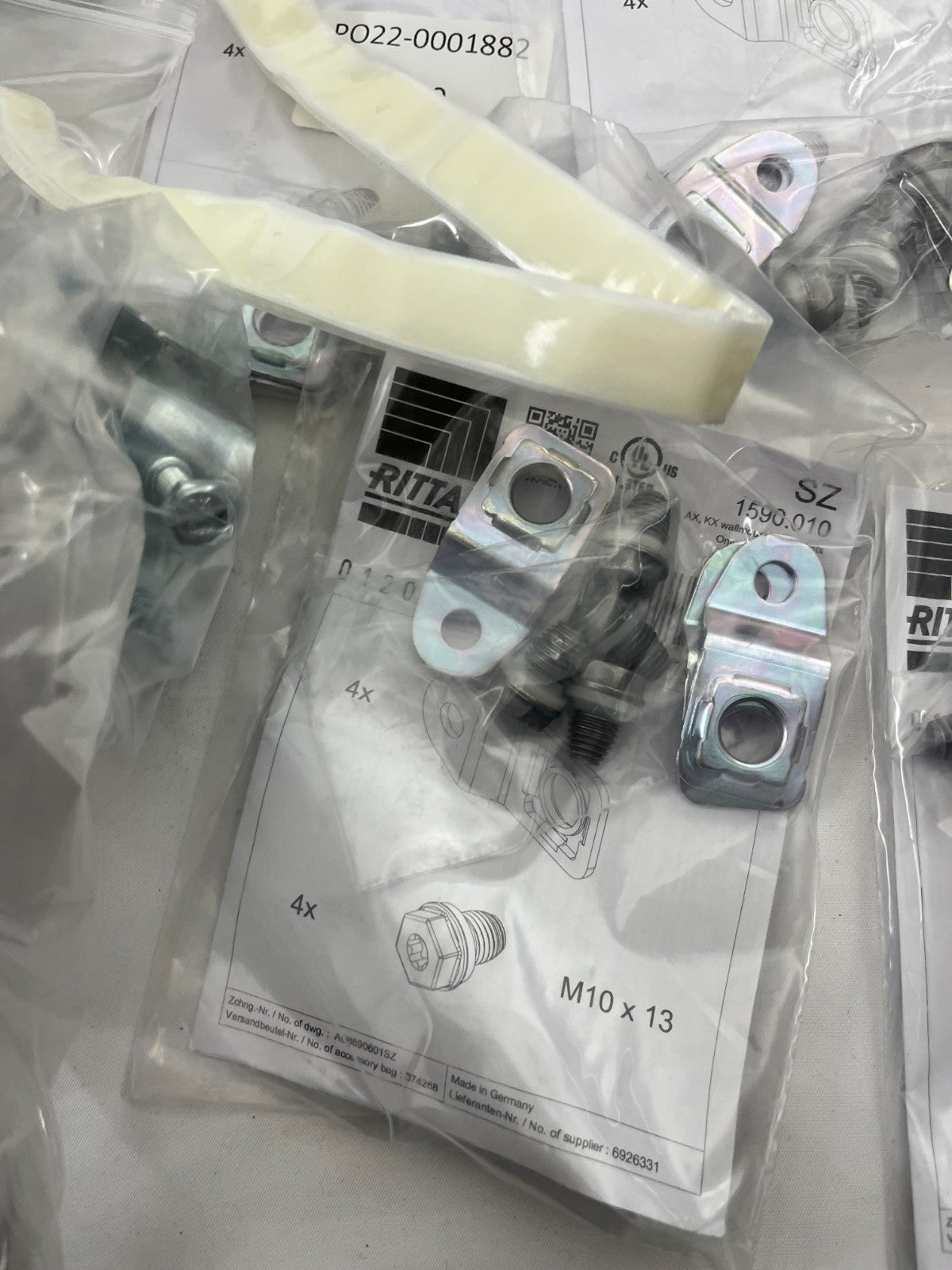 Rittal Enclosure Hardware Bundle New: Mounting Kits, Keyboard Tray, Brackets Etc