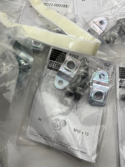 Rittal Enclosure Hardware Bundle New: Mounting Kits, Keyboard Tray, Brackets Etc