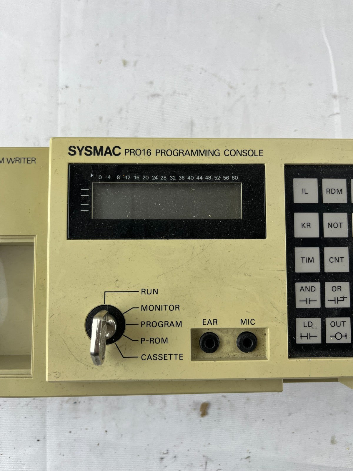 Omron SYSMAC PRO16 Programming Console + 3G2A3‑PRW03 P‑ROM Writer Used