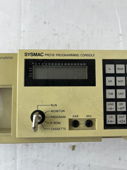 Omron SYSMAC PRO16 Programming Console + 3G2A3‑PRW03 P‑ROM Writer Used