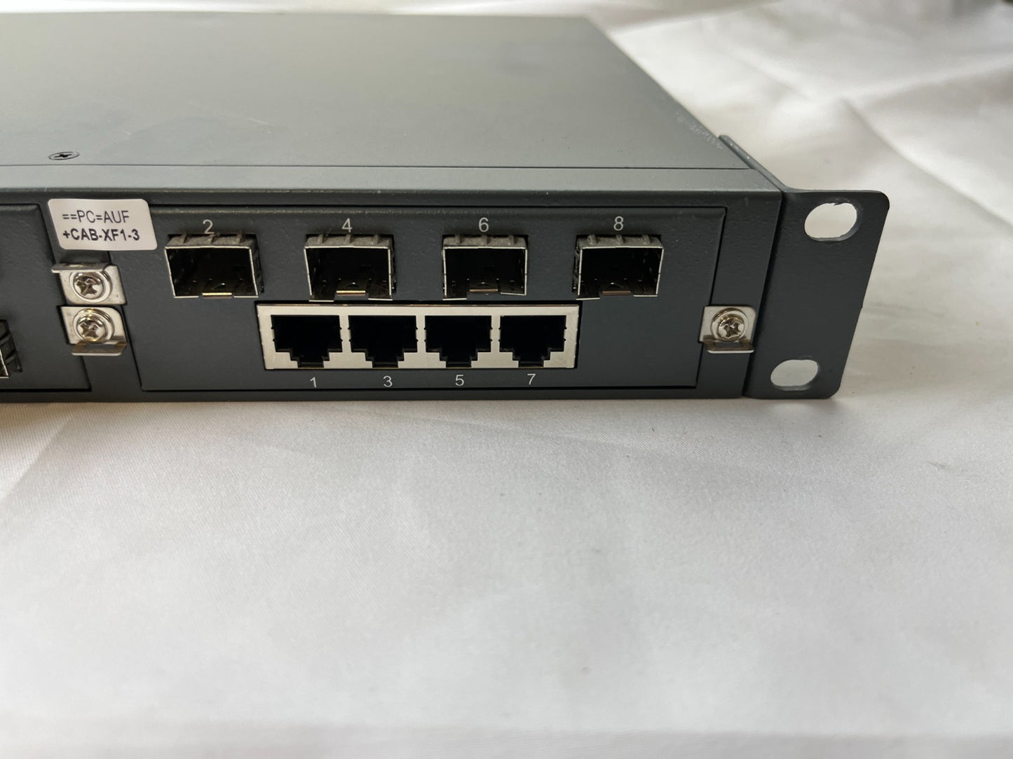 KTI KGS-2422-B-S Managed 24-Port Gigabit Switch w/ Fiber Modules Rackmount Spare