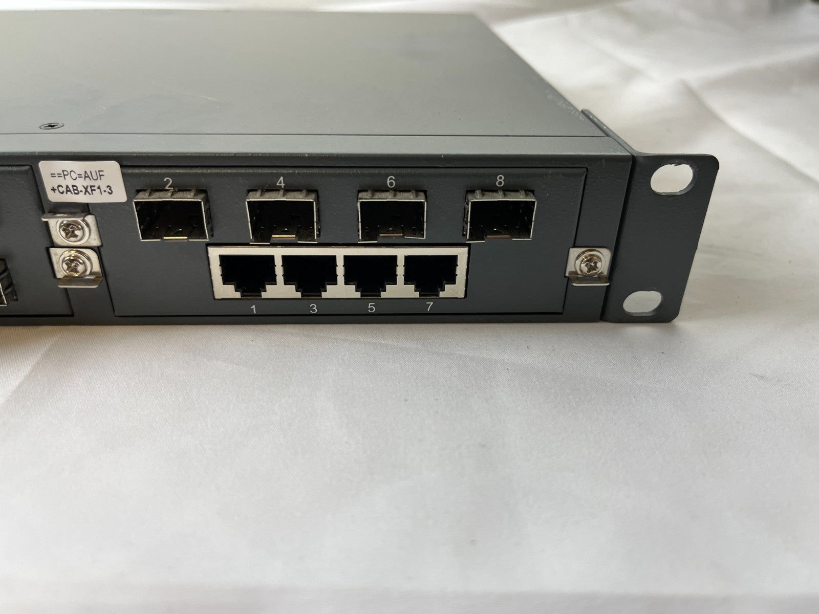 KTI KGS-2422-B-S Managed 24-Port Gigabit Switch w/ Fiber Modules Rackmount Spare