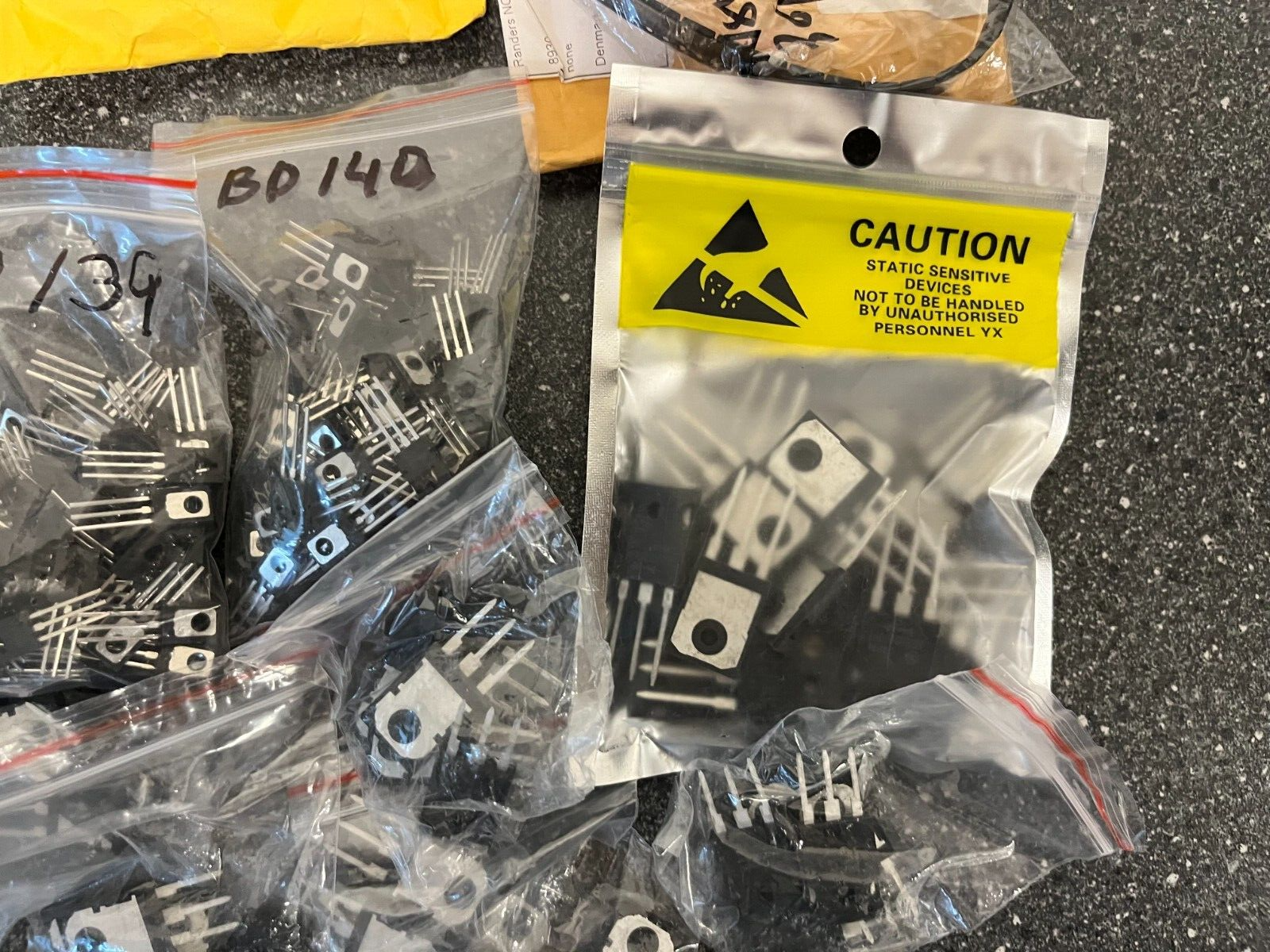 Large Lot of New TO-220 Transistors & Diodes - BD140, MBR30200, BFR134, STW851