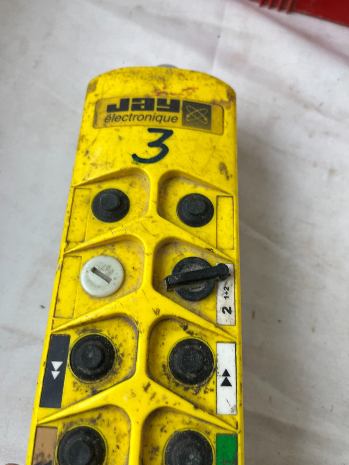 JAY Electronique UDB2 Batteries & Crane Remote Control Parts Repair Lot AS IS