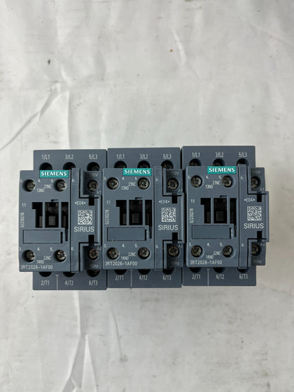 Siemens 3RT2026-1AF00 Contactor 110V Coil 3P SIRIUS Used Lot 3 Spare Units