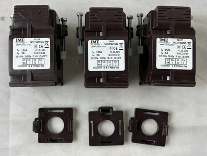 IME TA327 TA32750C150S Current Transformer 150/5A Class 0.2S Lot of 3 Used Spare
