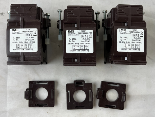 IME TA327 TA32750C150S Current Transformer 150/5A Class 0.2S Lot of 3 Used Spare