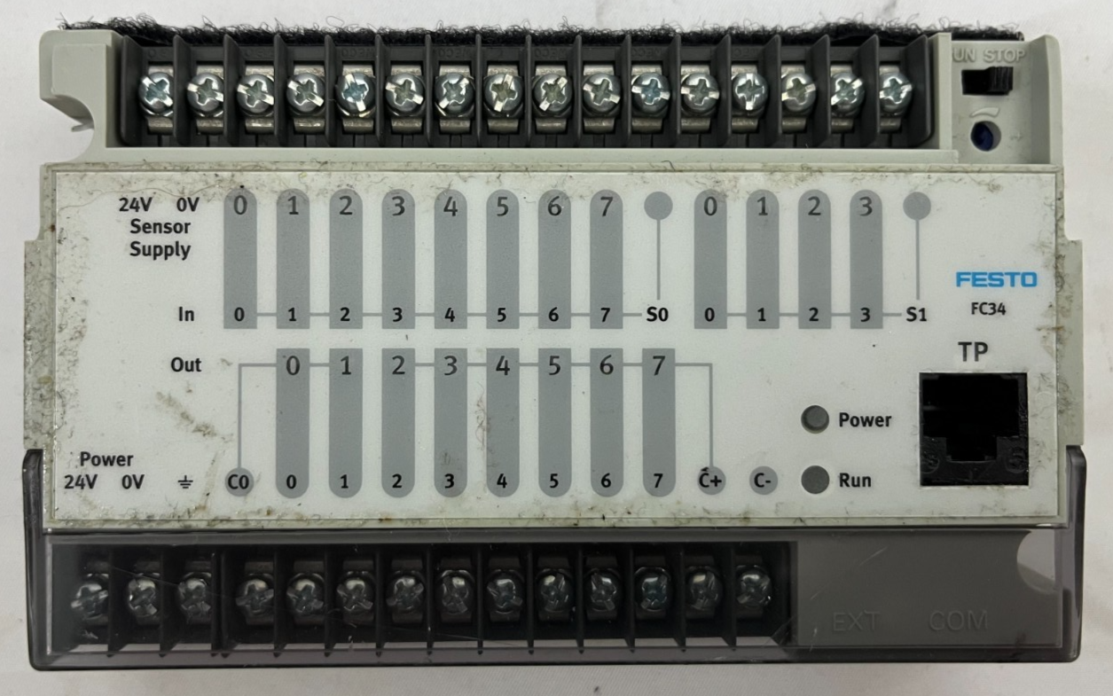 Festo FEC-F34-FST PLC Controller 24V DC | 12DI/8DO | Ethernet | Industrial Used