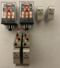 Omron Industrial Relay Bundle 24V AC/DC MK3P-I + Sockets Lot of 6 Used Tested