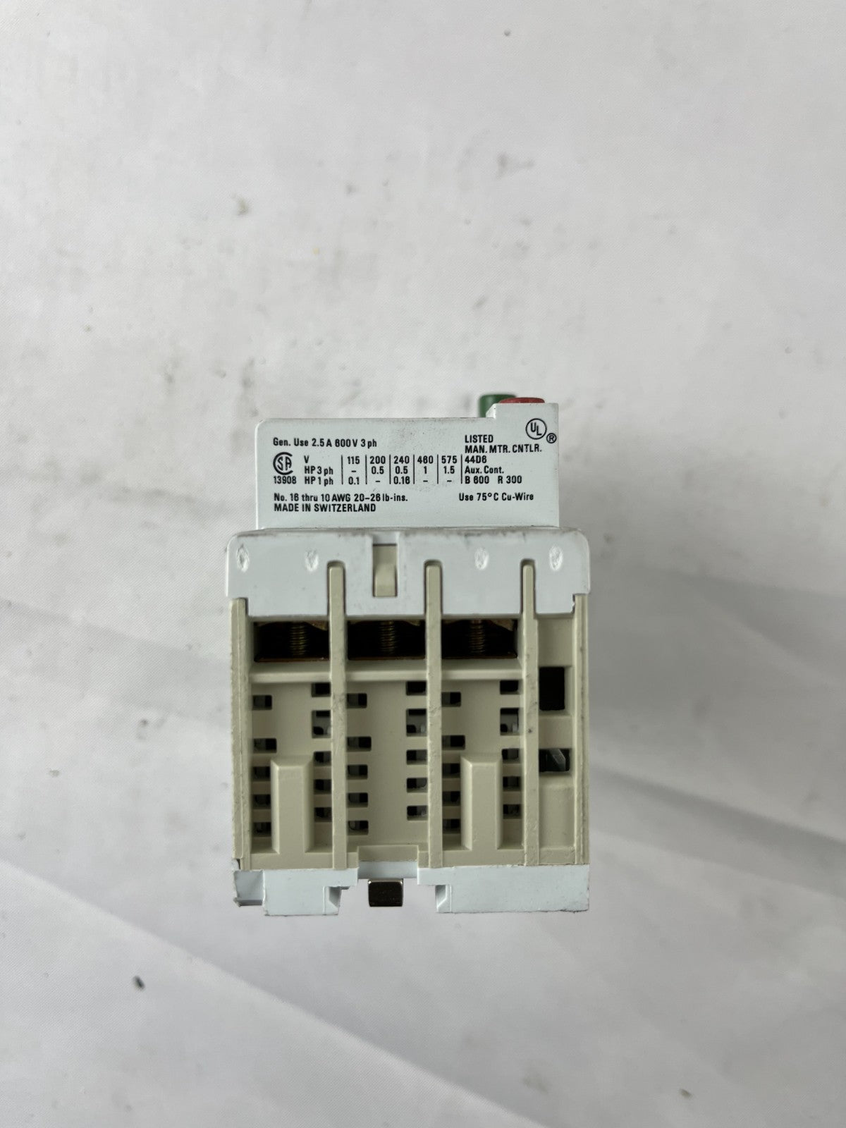 Allen‑Bradley 140-MN-0100 Manual Motor Starter 0.63–1.0A 3‑Pole Used Spare Part