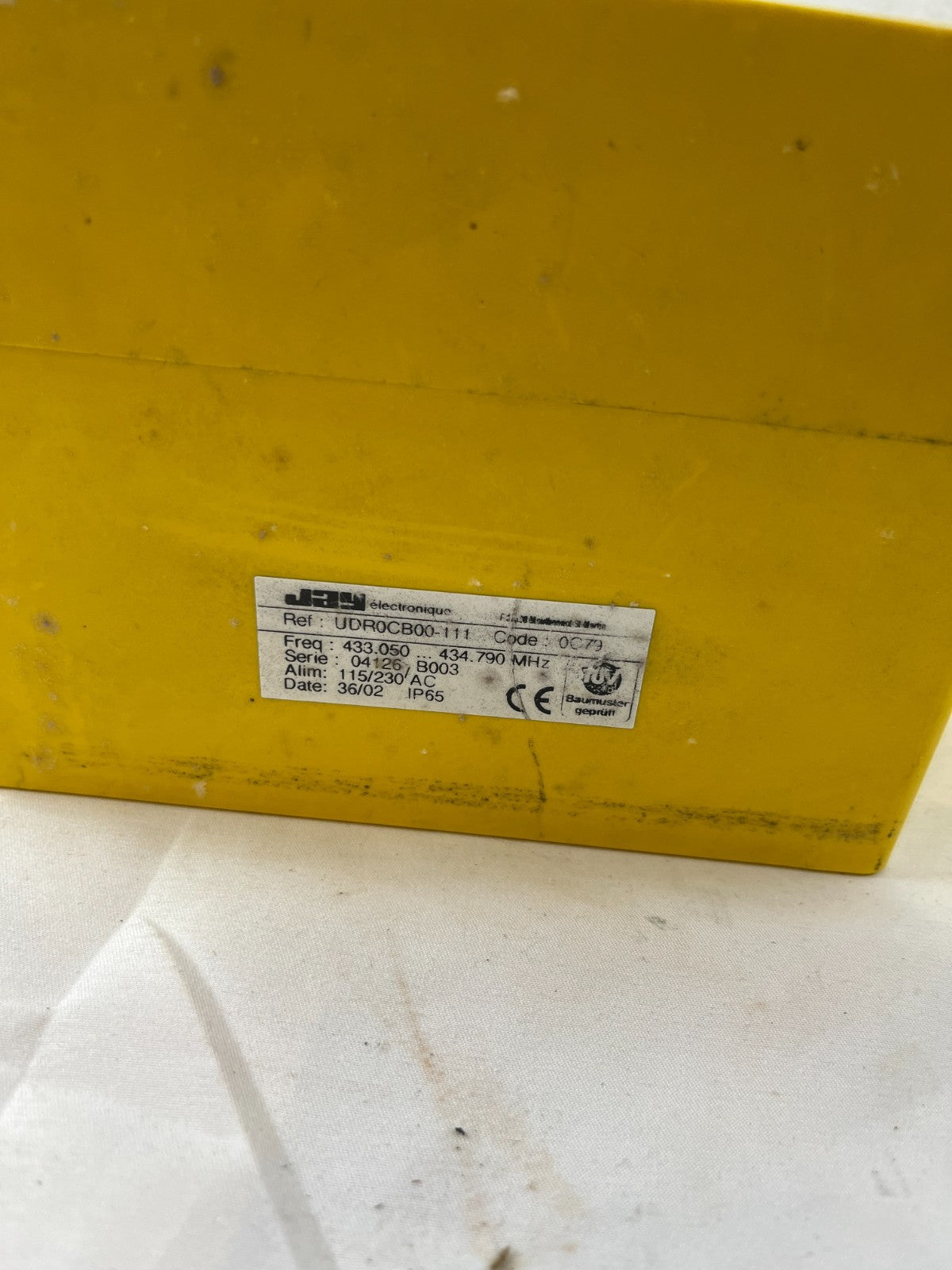 J2M UROCB00-111 Crane Radio Receiver 433MHz IP65 Werma Beacon Untested Spare