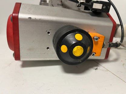 END-Armaturen ZD311567 DN50 Ball Valve Pneumatic Actuator Airtec Solenoid Used