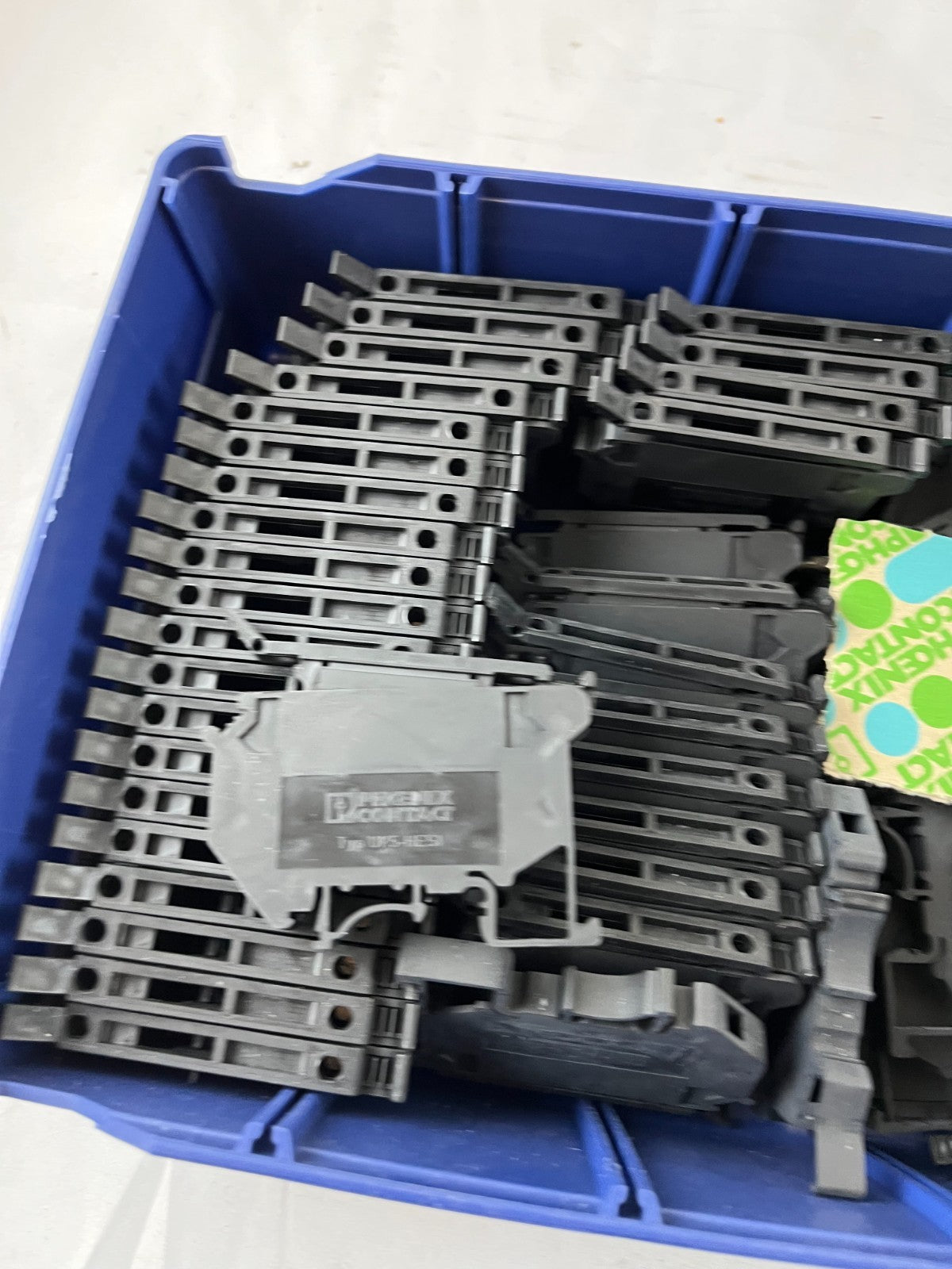 Phoenix Contact UK5-HESI Fuse Terminal Blocks DIN Rail Lot Used Spares
