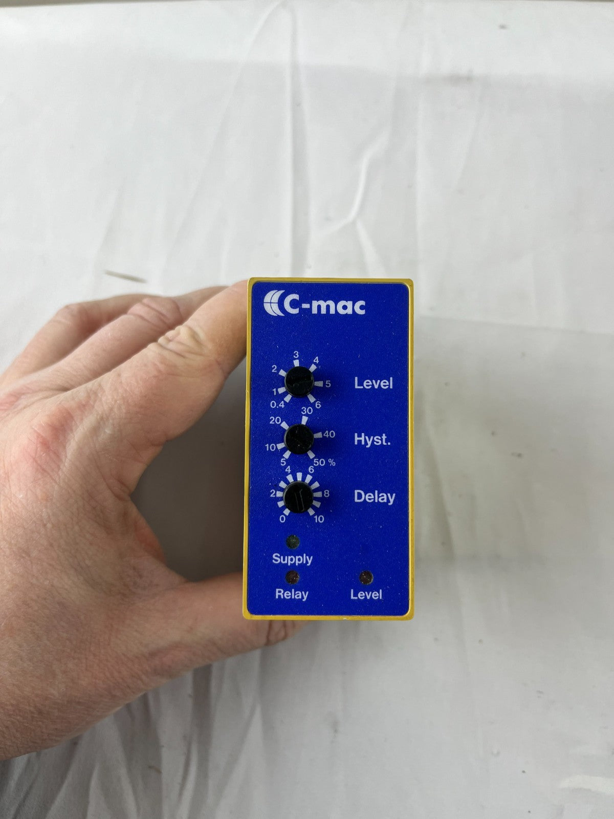 C-mac RC10-1-1-230 AC/DC Current Relay 0.4mA-6A 8A/250VAC Denmark 012x0740 NEW